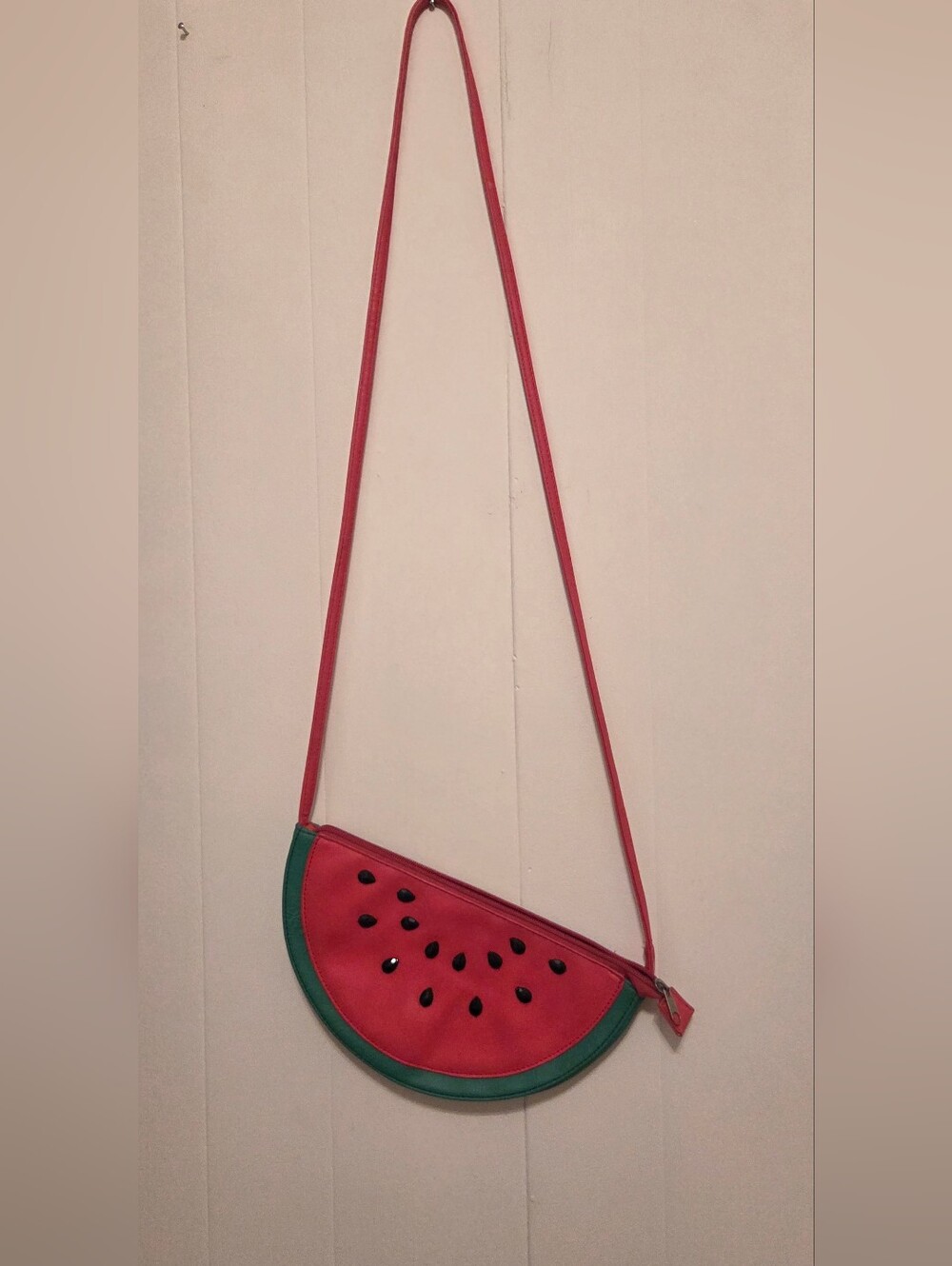 Watermelon Crossbody Bag - Red & Green - Picture 2 of 5